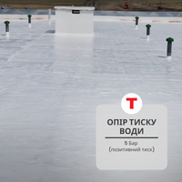 Акрилова гідроізоляція Teknomer 300 &mdash; еластична УФ-стійка мастика для басейнів, терас, балконів, покрівлі і ванних кімнат, 20 кг TM300 фото 3