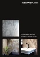 Microcement, decorative plaster for walls and floors Granito Diamond (gray) 20 kg