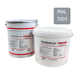 Water-based epoxy paint, vapor-permeable Teknobond 620, set of 20 kg. Light gray (RAL 7001)