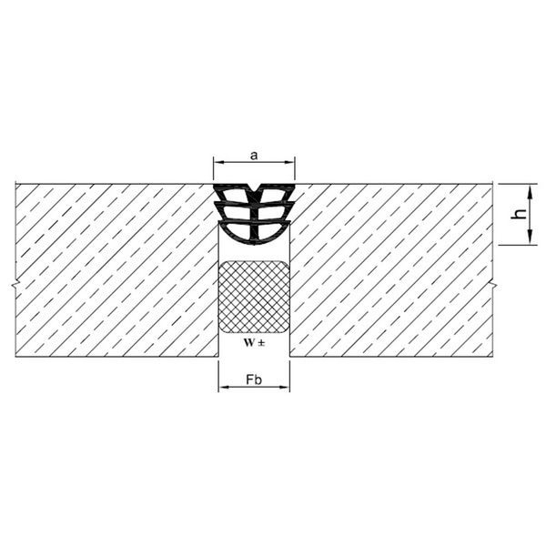 Strengthening harness for separate and expansion joints 40 mm Yalinka harness, 20 m.p.