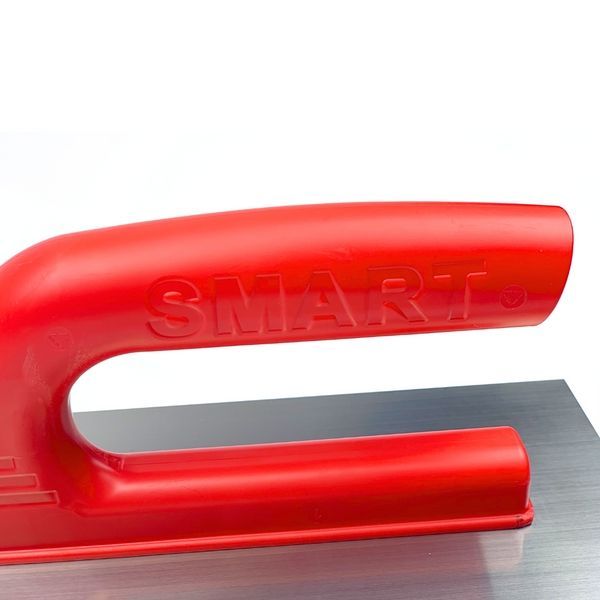 Гладилка штукатурна 35 см Smart Plaster Trowel, нержавіюча сталь, червона (155) 155 фото
