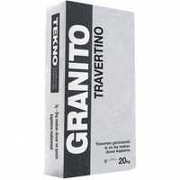 Decorative plaster with "Travertine" effect for walls Granito Travertino, 20 kg