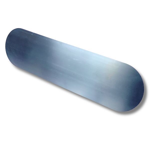 Гладилка для пола с закругленными краями 45 см Pool Trowel Open Touch Handle, нержавеющая сталь, желтая (488)