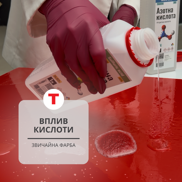 Chemical-resistant paint Teknobond 610 resistant to sulfuric, nitric, hydrochloric, lactic acid, chemicals, alkalis, epoxy enamel, 20 kg