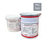 Teknobond 620 Water-Based Epoxy Paint, Vapor-Permeable, 5 kg Pack. Gray (RAL 7001)