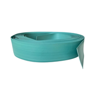 Flexible PVC skirting board PS 5510. Elastic floor skirting board, turquoise, 25 linear meters.