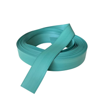 Flexible PVC skirting board PS 5510. Elastic floor skirting board, turquoise, 25 linear meters.