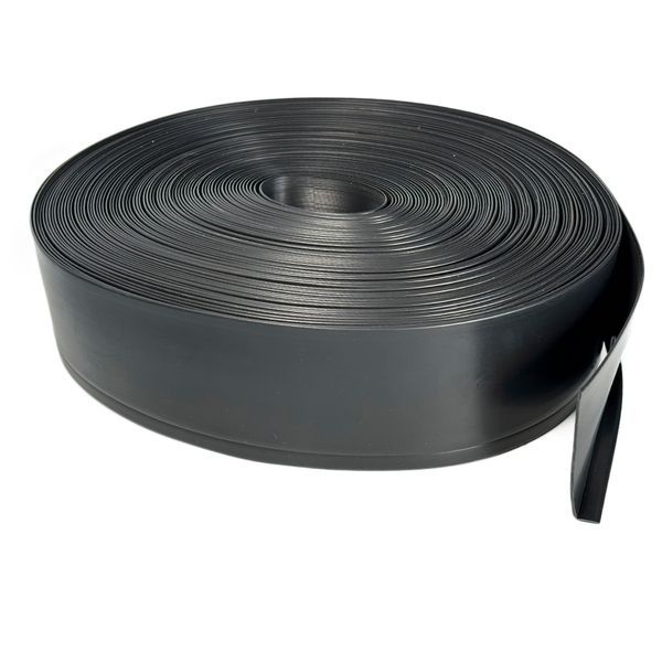 Flexible floor skirting board PS7510 Arfen Flexible PVC floor skirting boards Turkey black, 50 m., Black
