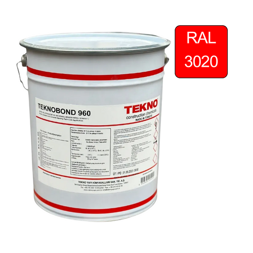 Краска для дорожной разметки Teknobond 960 25 кг (Красная) TB960Y фото