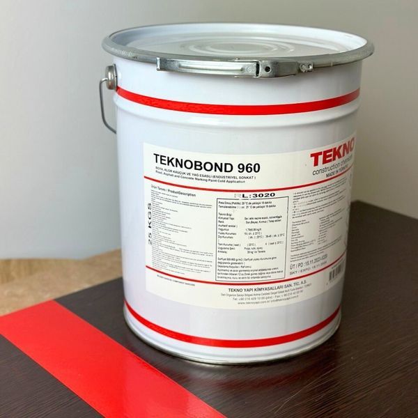 Teknobond 960 Road Marking Paint 25 kg (Red)