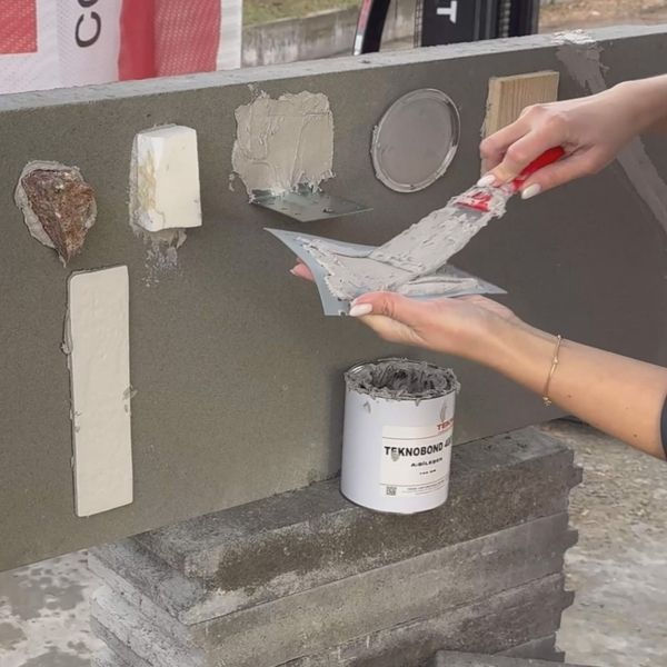 Adhesive for stone, marble and granite Teknobond 400 (комплект 5 кг)
