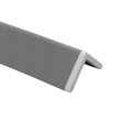 Corner bumper protective vinyl CG 50, aluminum profile, dark gray, 3 m