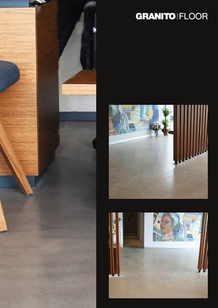 Мікроцемент, самовирівнююча декоративна суміш для підлоги Granito Floor (сіра) 20 кг GFLOOR фото