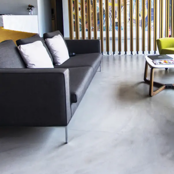 Мікроцемент, самовирівнююча декоративна суміш для підлоги Granito Floor (сіра) 20 кг GFLOOR фото