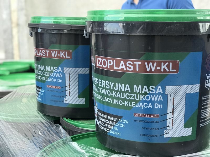 Water-based bitumen mastic ADW Izoplast W-KL, 22 kg