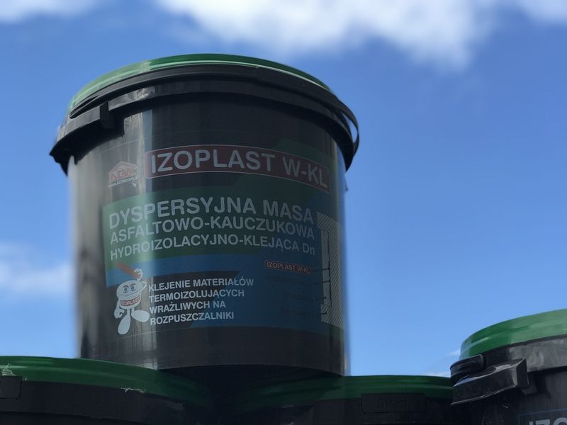 Water-based bitumen mastic ADW Izoplast W-KL, 22 kg