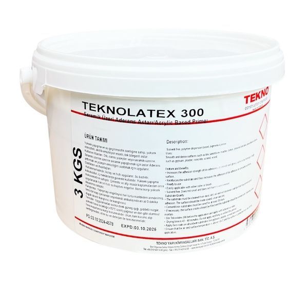 Бетоноконтакт ґрунтовка Teknolatex 300 (3 кг). Біла TLX300 фото
