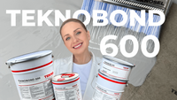 Епоксидна фарба для бетонної підлоги Teknobond 600 5 кг Сіра (RAL 7040) TB600 фото 2