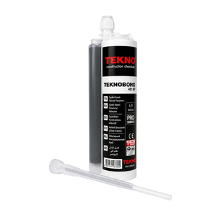 Teknobond 401 EP two-component epoxy chemical anchor for high-strength fastening in concrete and stone (400 ml)