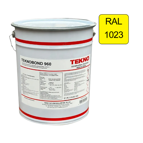Краска для дорожной разметки Teknobond 960 25 кг RAL1023 (Желтая) TB960Y фото