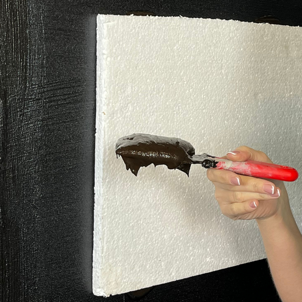 Mastic bitumen-polymer thick-layer elastic Teknomer 400 2K 32 kg for gluing thermal insulation