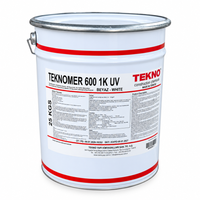 Teknomer 600 1K UV однокомпонентная полиуретановая UV-стойкая гидроизоляция для крыш, террас и балконов 25 кг. TM6001KUV фото 1