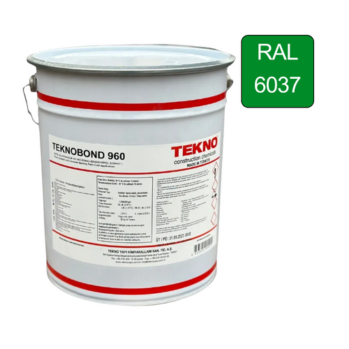 Краска для дорожной разметки Teknobond 960 25 кг (Зеленая) TB960Y фото