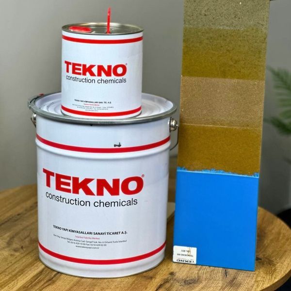 Епоксидна наливна підлога Teknobond 500 двокомпонентна 20кг. (Ral 7001) TB500 фото