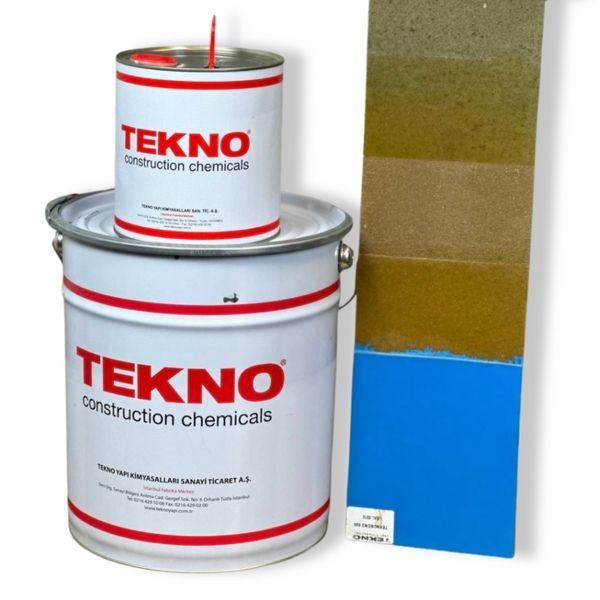Епоксидна наливна підлога Teknobond 500 двокомпонентна 20кг. (Ral 7001) TB500 фото