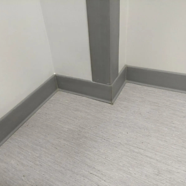Industrial skirting board HSP 100 Arfen (Turkey), gray, 3 linear meters.